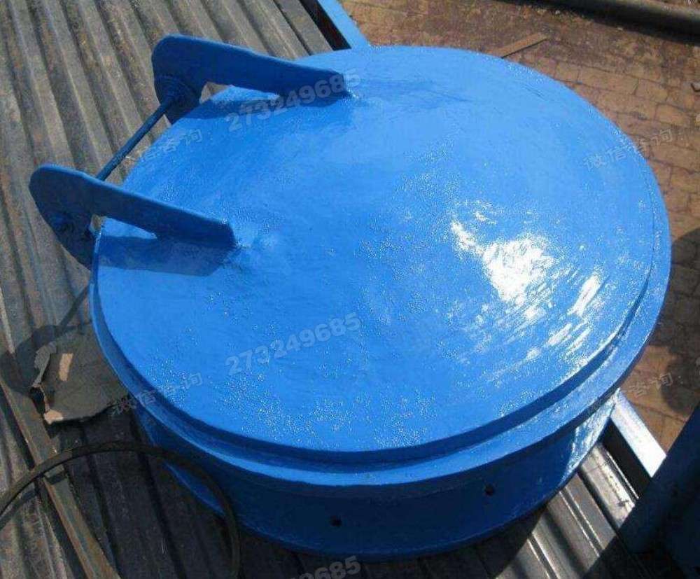 南山蓝色单开拍门