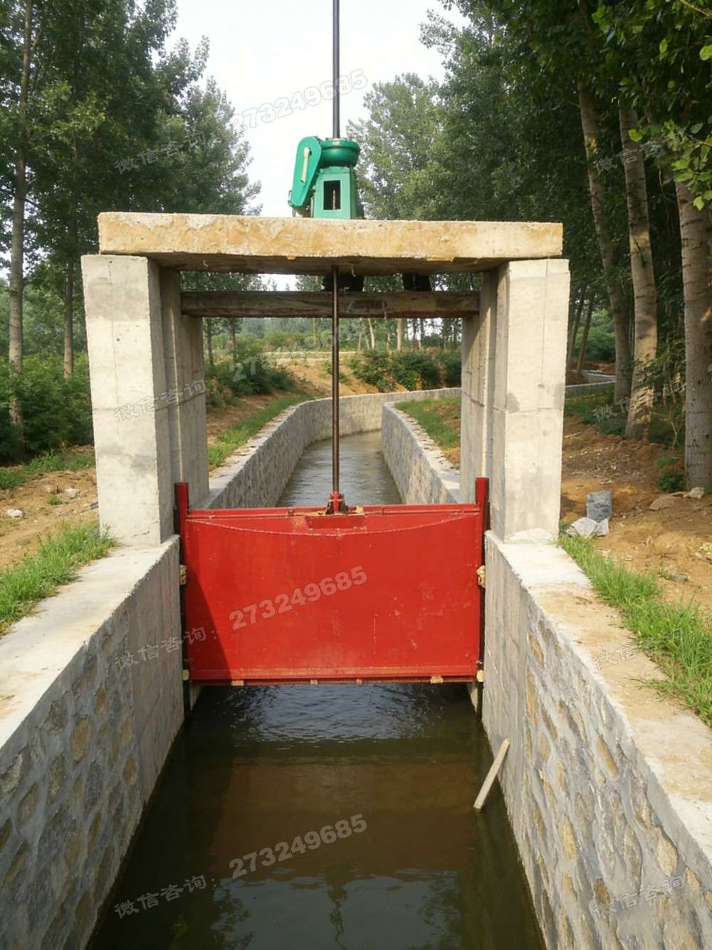 丰县石砌渠道铸铁闸门
