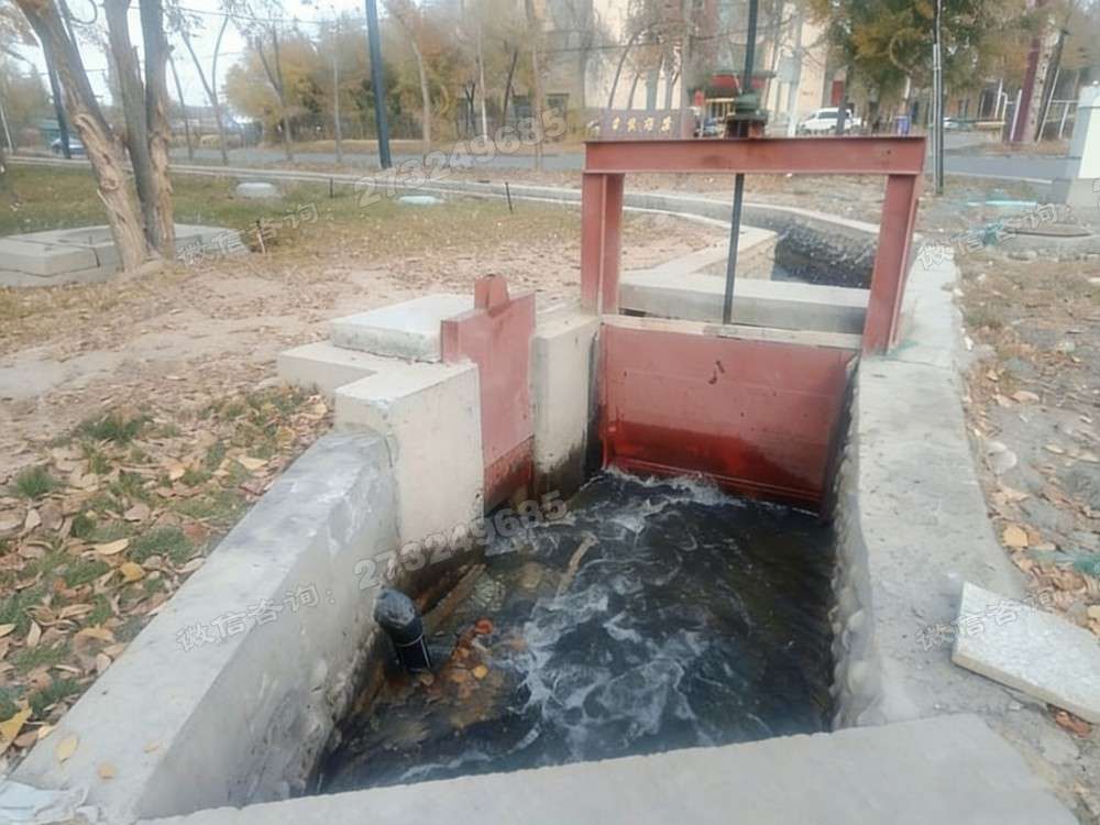 白城城市景观渠道闸门