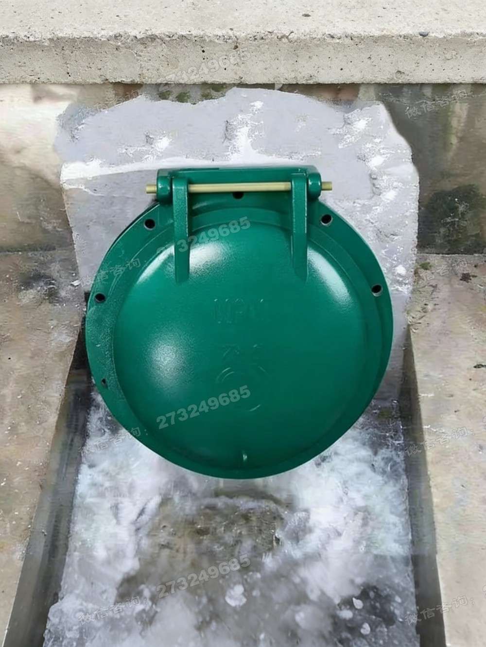 矿区排水口拍门