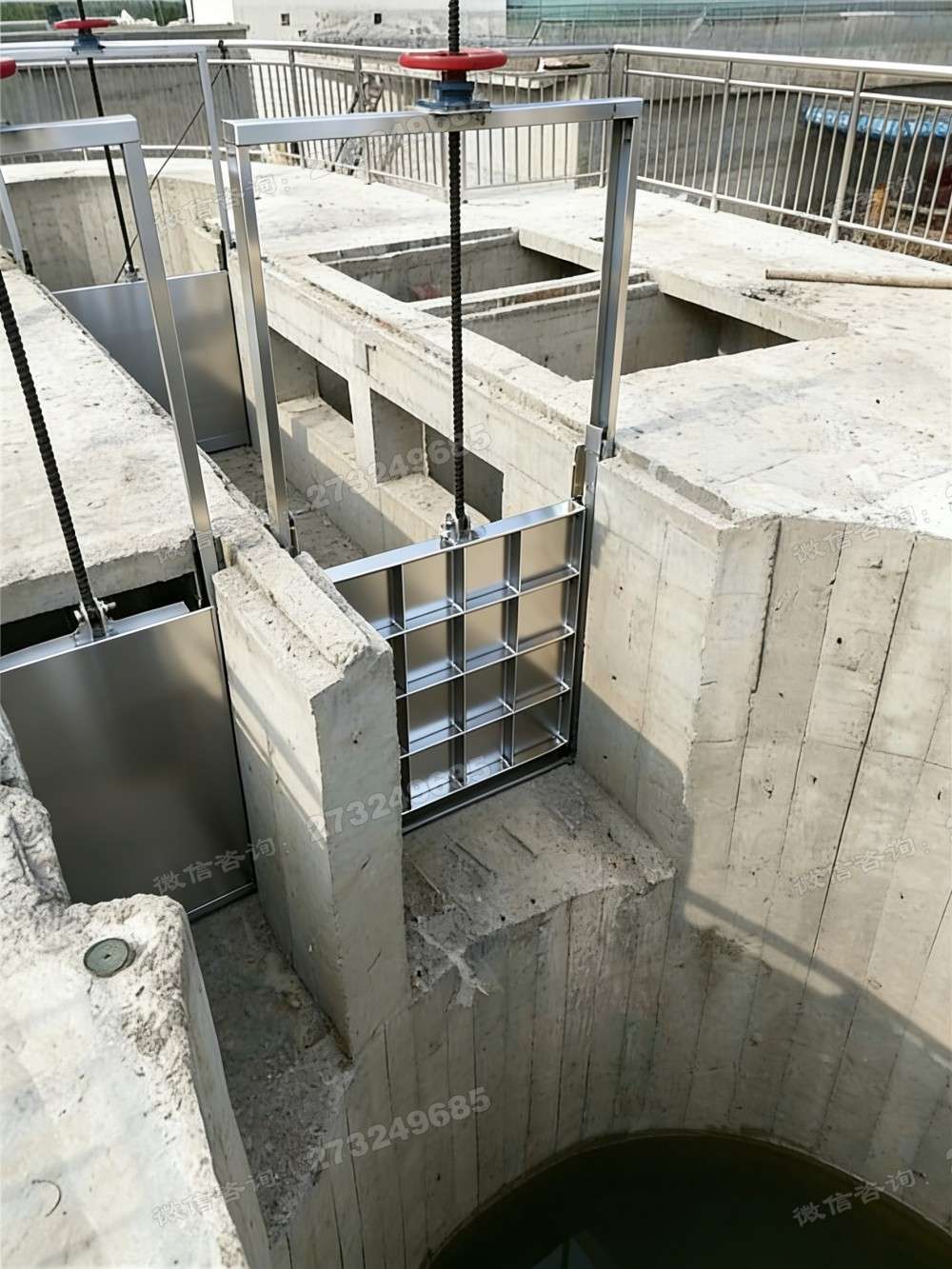 济宁手摇启闭不锈钢闸门