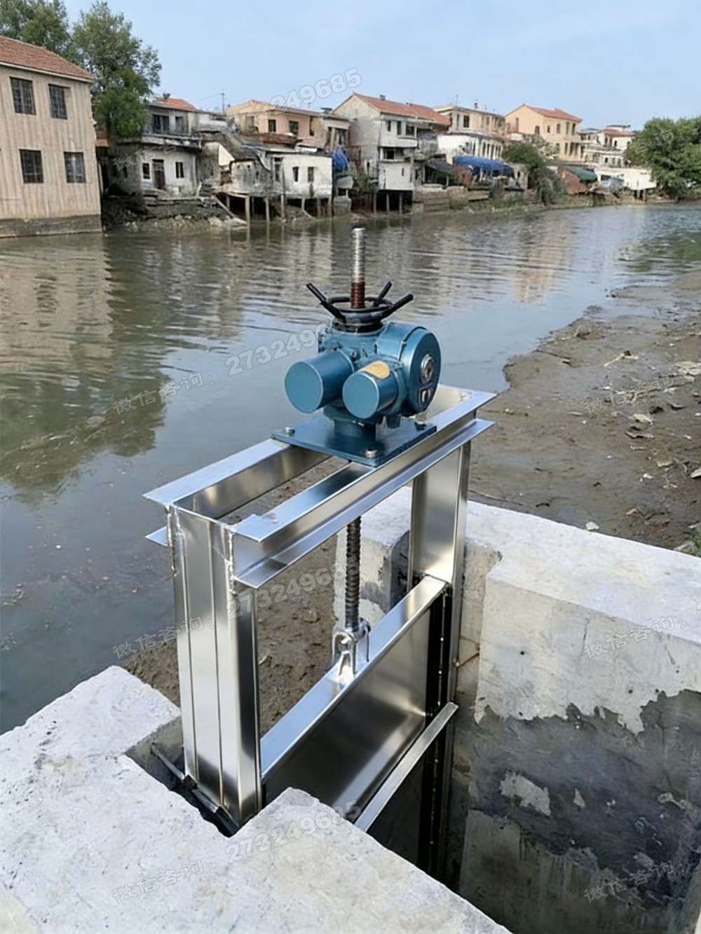 深圳河岸不锈钢闸门