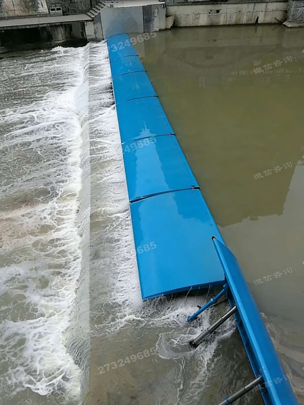 江口县泄洪式液压钢坝