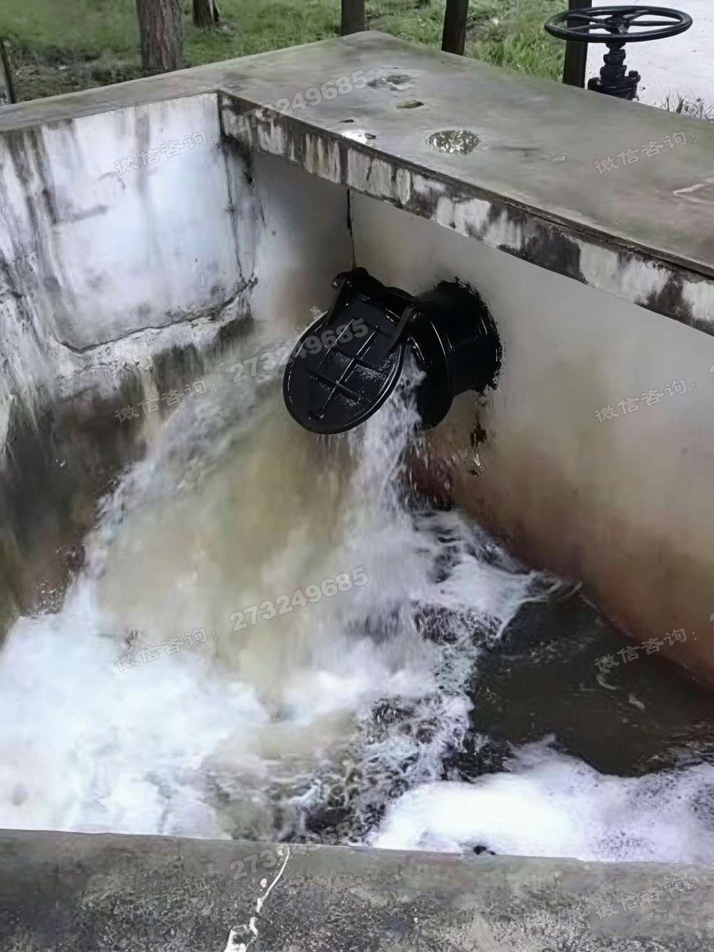 清河门铸铁管道拍门