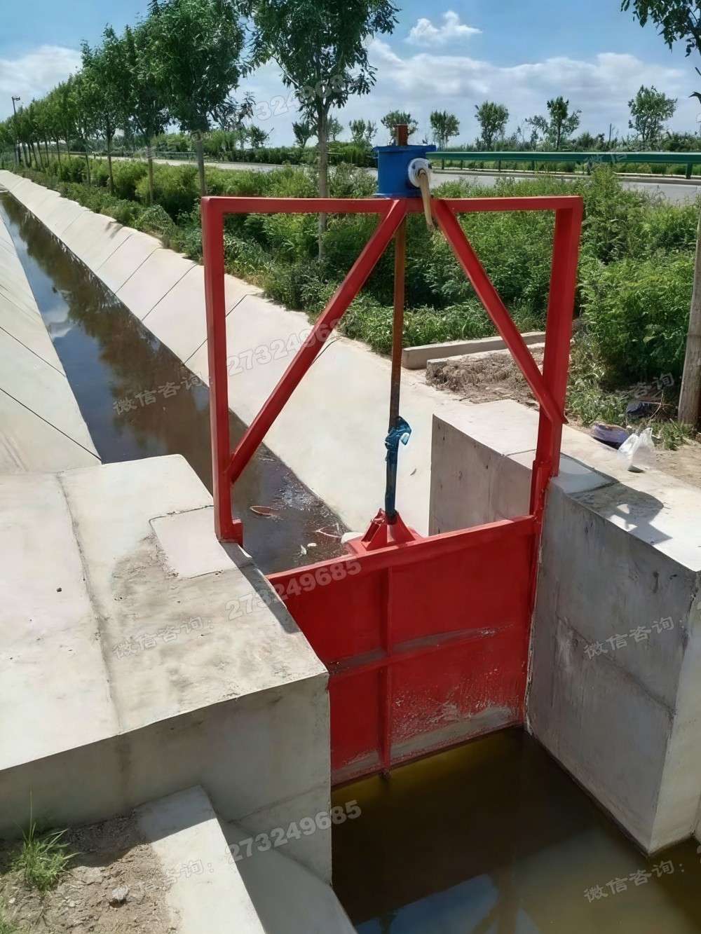 黑龙江圆管出口闸门