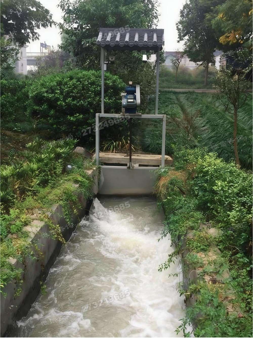长寿带防雨棚电动闸门