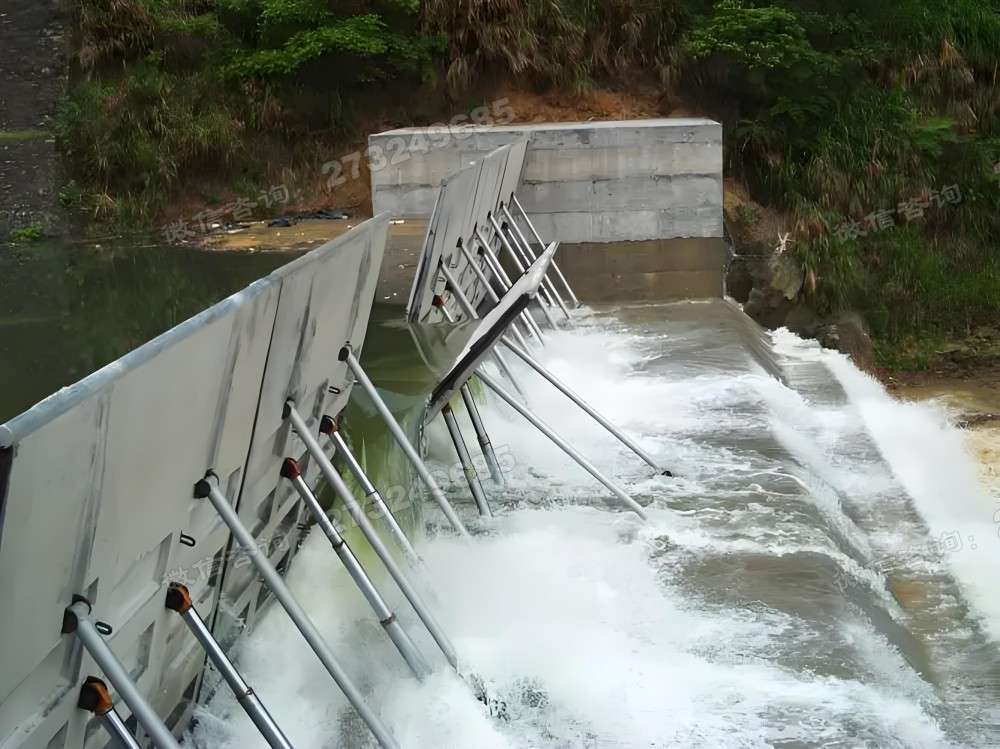 清河门生态治理液压钢坝