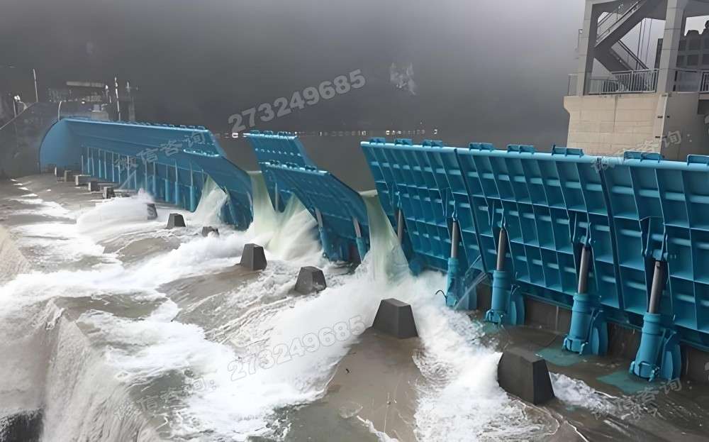 清河门分段液压钢坝