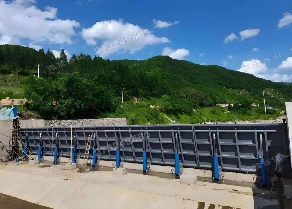 渝水深灰色液压钢坝