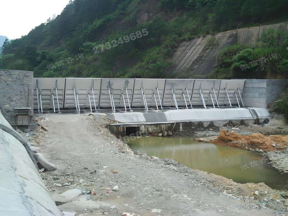 清河门山区河道液压钢坝