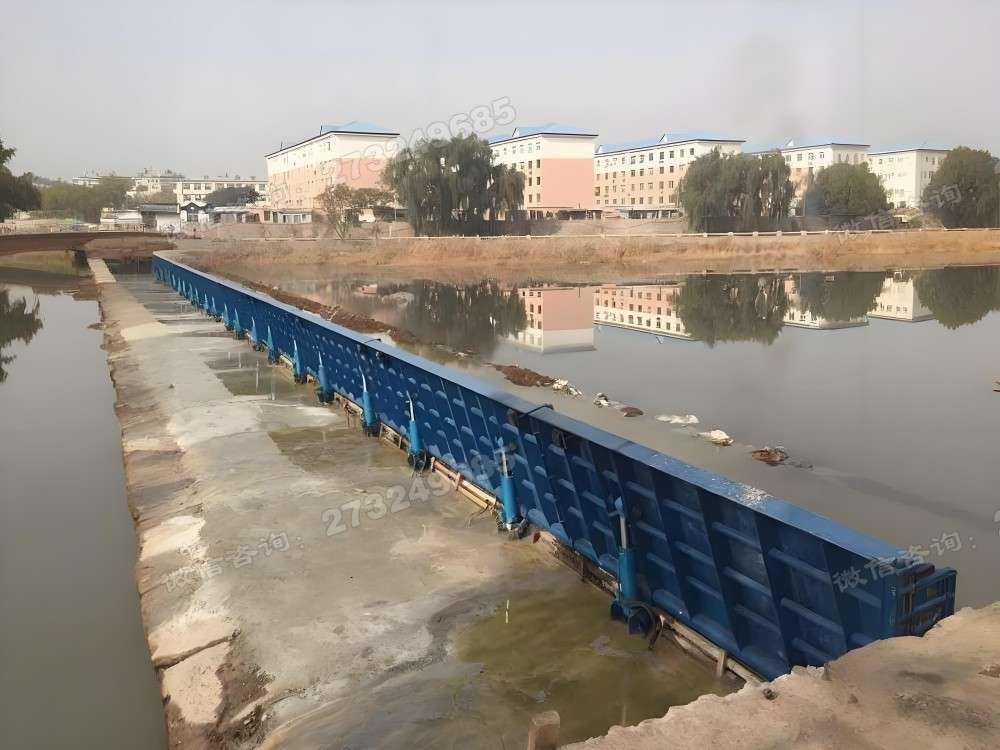 普兰店景观瀑布液压钢坝