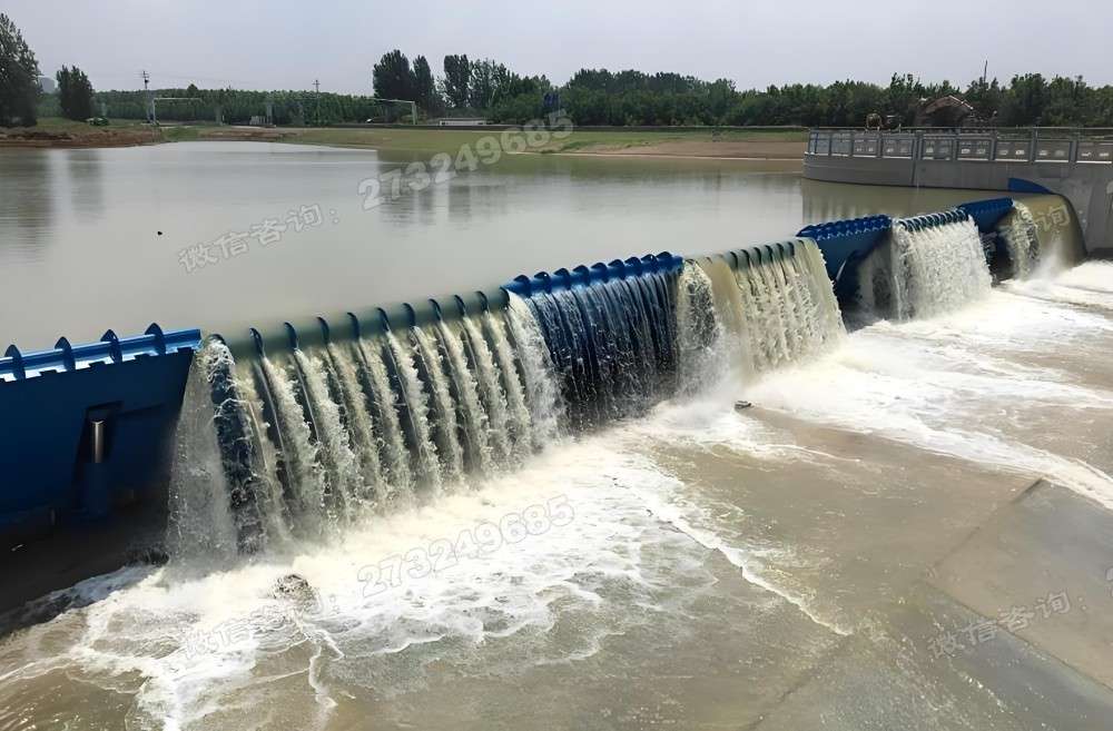 泄洪液压钢坝控水闸门